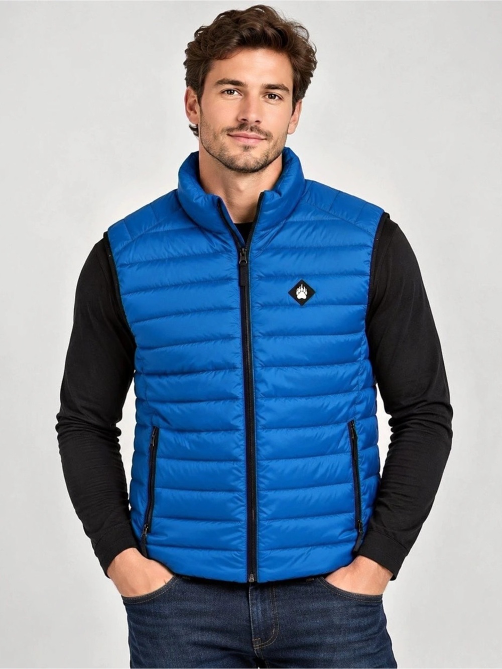 Alaskan Hardgear Men's AKHG Aniak Down Vest Blue 2XL Tall